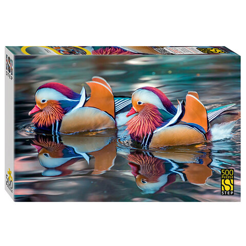 Пазл картонный, 500 элементов, АССОРТИ, поле 50х34,5 см, STEP PUZZLE