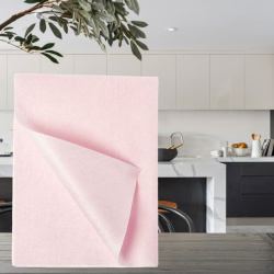 Салфетка нетканая микроволоконная 40*40см, 60 гр/м², 10 шт., красная