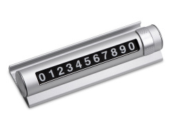 Парковочная табличка «Frontpark», Цвет серебристый