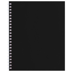 Тетрадь А5 96 л., HATBER, гребень, клетка, Soft-touch ламинация, SoloMatte "Черный бархат", 092869, 96Т5лВ1гр