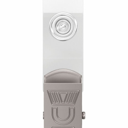 Клипсы для бейджей прозрачные, КОМПЛЕКТ 10 штук, BRAUBERG, 238786