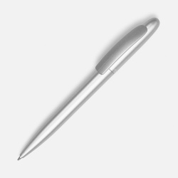 Ручка шариковая Moor Silver, серебристый металлик, 14x1,1 см