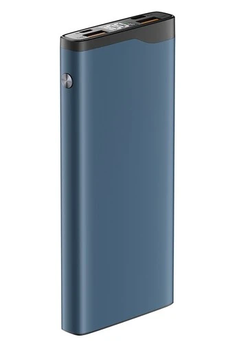 Внешний АКБ QL-20, 20000mAh, blue, OLMIO