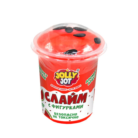 Слайм с фигурками, вкусняшки, 200 г, НАБОР 6 шт., JOLLY JOT, 666670