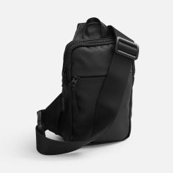 Спортивная кросс-боди сумка UrbanHike, черная, 19х15x3 см