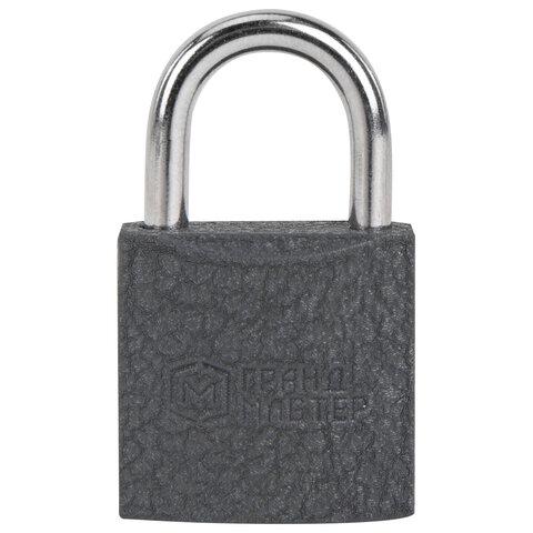 Замок навесной чугунный 25 мм "Стандарт", 2 ключа, ГРАНДМАСТЕР, 671289