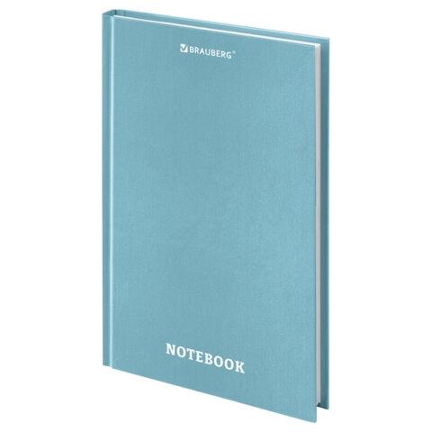 Блокнот А5 134х206 мм, 80 л., твёрдый, клетка, BRAUBERG, МОРАНДИ, 118556