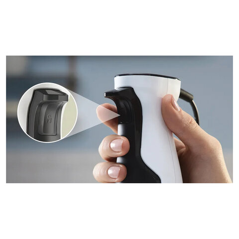 Блендер погружной BOSCH MSM4W421, 800 Вт, 1 скорость, 3 насадки, стакан, белый