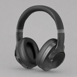 Беспроводные накладные наушники Stereo Ultra ANC, BT 5.4, ANC/ENC, 500мАч, Цвет черный