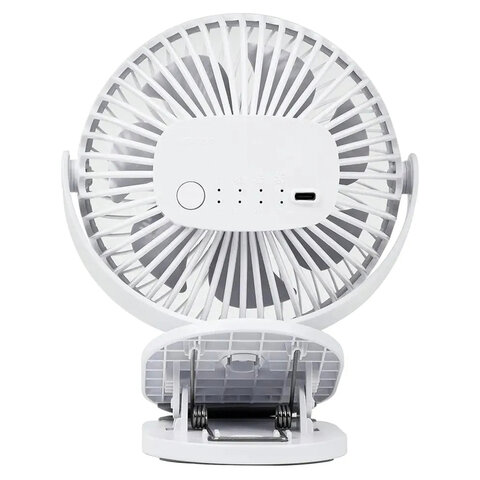 Вентилятор настольный CENTEK CT-5045, 4 режима, d=15 см, 5 Вт, белый