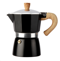 Кофеварка гейзерная 300 мл 6 чашек Черная / VX300-542 /уп 36/