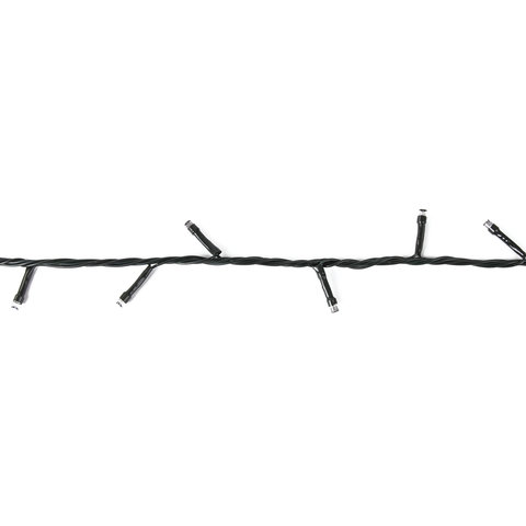 Электрогирлянда-нить комнатная "Стандарт" 10 м, 200 LED, мультицветная 220 V, контроллер, ЗОЛОТАЯ СКАЗКА, 591100