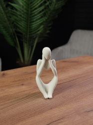 Мыслитель 3 - Статуэтка декоративная из гипса, арт. g005008