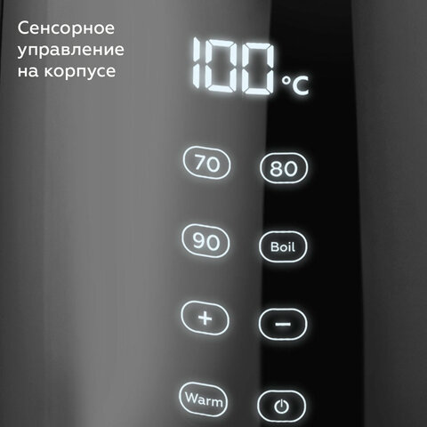 Чайник электрический с двойными стенками BQ (БИ-КЬЮ) KT1801SW, 1,7л, 2200Вт, ТЕРМОРЕГ, 86198284