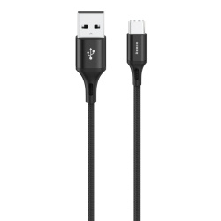 Кабель BASIC, USB 2.0 - Type-C, 1.2м, 2.1A, черный, OLMIO