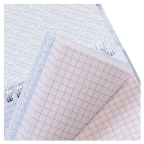 Блокнот МАЛЫЙ ФОРМАТ А6, 80 л., гребень, твердый картон, клетка 2 цв., HATBER, "Чарующая нежность", 082843, 80ЗКтд6В1гр_30