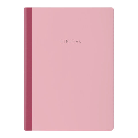 Тетрадь А4 96 л. BRAUBERG, на сшивке с корешком, клетка, обложка картон, "Minimal Pastel", 405282