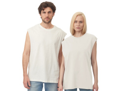 Майка оверсайз «Berlin», унисекс, Размер XL-2XL, Цвет молочный