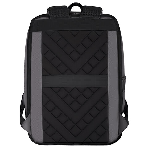 Рюкзак HEIKKI ELECT (ХЕЙКИ) универсальный, отделение для ноутбука, USB-порт, серый, 44х30х16 см, 273863