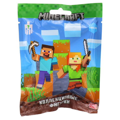 Коллекционная фигурка "Угадай, кто внутри!", MINECRAFT, АССОРТИ, FUNKY TOYS, MC2005