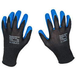 Перчатки нейлоновые SCAFFA "Grip", текстурированное латексное покрытие (облив), размер 8 (M), 00-00015294