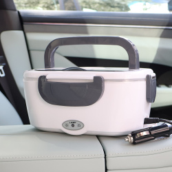 Ланчбокс с подогревом Autobox, серый (работает от прикуривателя), 1500 мл