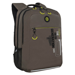 Рюкзак GRIZZLY школьный, анатомическая спинка, 2 отделения, для мальчиков, "NEW ERA", 39х26х19 см, RB-456-2/3