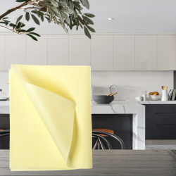 Салфетка нетканая микроволоконная 40*40см, 60 гр/м², 10 шт., желтая