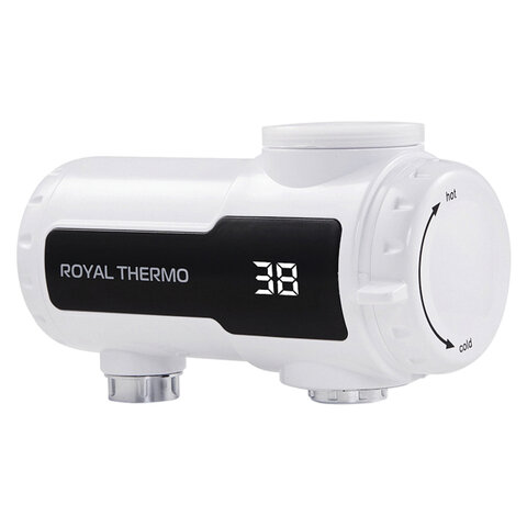 Водонагреватель проточный электрический ROYAL THERMO UniTap Mini, 3,3 кВт, 1,48 л/мин, насадка, НС-1588908