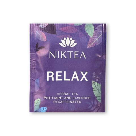 Чай NIKTEA "Релакс" травяной с мятой и лавандой, 21 пакетик в конвертах по 1,3 г, TALTHA-DP0101