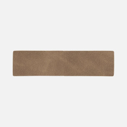 Лейбл Listra Nubuck Touch, S, коричневый, 2х8 см