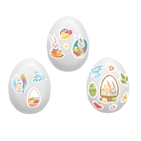 Наклейки пасхальные для яиц, 1 ЛИСТ 21x14,8 см, "Весна", открытка, ЗОЛОТАЯ СКАЗКА, 592655