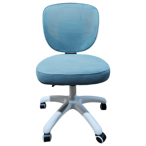 Кресло детское BRABIX KIDS "MG-230", без подлокотников, сетка/ткань TW, голубое, 533320