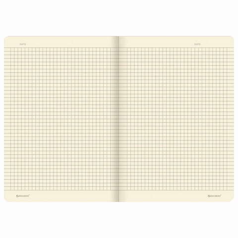 Тетради 40 л. в клетку обложка SoftTouch, НАБОР 3 шт., бежевая бумага 70 г/м2, сшивка, А5 (147х210 мм), PATTERN, BRAUBERG, 403792