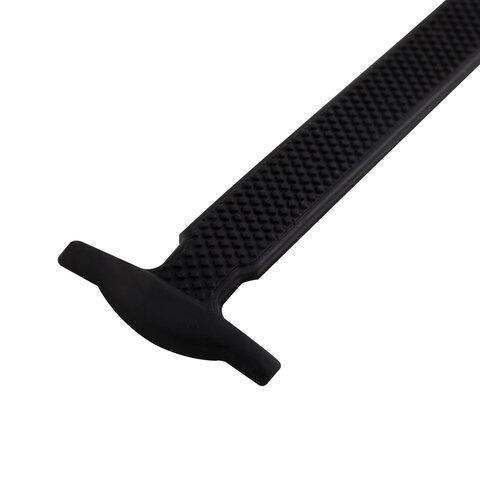 Шнурки силиконовые плоские ЧЕРНЫЕ 16 шт., ширина 7 мм, SHEGRA, 701717