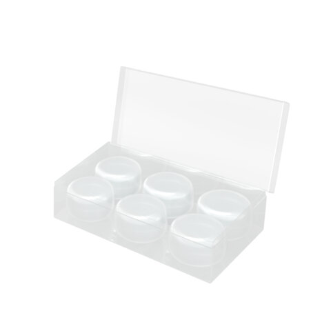 Беруши анатомические восковые из пластичного силикона, КОМПЛЕКТ 3 пары в контейнере, RABBITEX, 671320