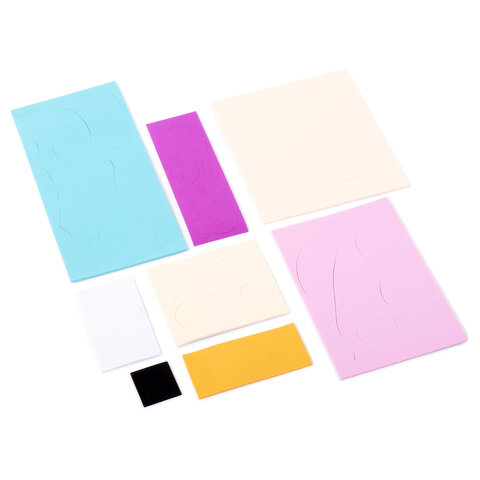 Набор для творчества "Аппликация из мягкого пластика EVA", "Мишутка", 21х29 см, ЮНЛАНДИЯ, 662355