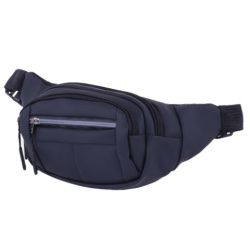 Сумка на пояс HEIKKI PROMPT (ХЕЙКИ), 2 отделения, регулируемый ремень, светоотражающие элементы, черная, 35х14х4см, 273922