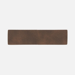 Лейбл Listra Nubuck Touch, S, темно-коричневый, 2х8 см