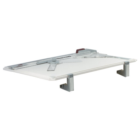 Доска чертежная А3, 505х370 мм, с рейсшиной, треугольником и чертежным узлом, УСИЛЕННАЯ УПАКОВКА, BRAUBERG EXTRA, 210879