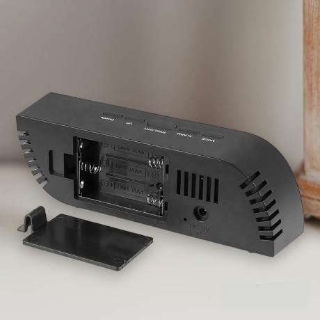 Часы-метеостанция Rumax, черные