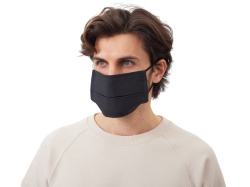 Маска для лица многоразовая из хлопка, Цвет черный