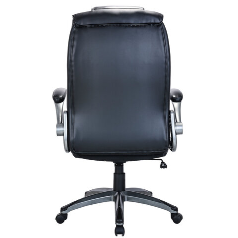 Кресло BRABIX PREMIUM "Paradigm EX-556", пружинный блок, рециклированная кожа, черное, 532976