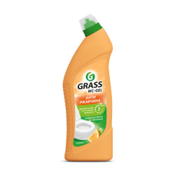 Средство для уборки сантехники и туалета дезинфицирующее 750мл GRASS DOS-GEL "Сила цитрусов", 125678
