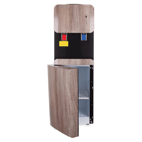 Кулер для воды AQUA WORK 105-LDR, напольный, НАГРЕВ/ЭЛЕКТРОННОЕ ОХЛАЖДЕНИЕ, 2 крана, дерево, 34389