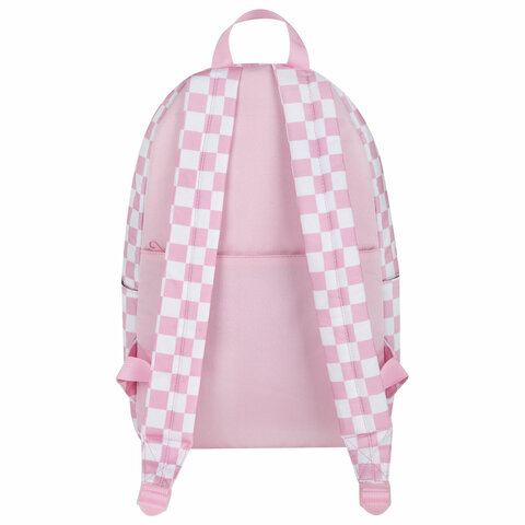 Рюкзак HEIKKI POSITIVE (ХЕЙКИ) универсальный, карман-антивор, "Pastel Chess", 42х28х14 см, 273856