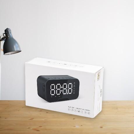 Часы-метеостанция Allora с Bluetooth колонкой функцией Hands free, черные