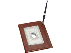 Настольный прибор «Личный помощник», Цвет коричневый/серебристый, черный