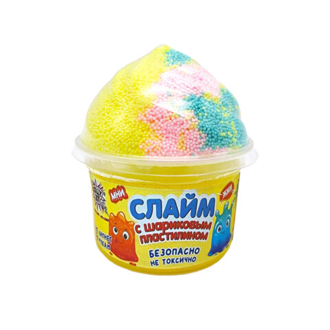 Слайм (лизун) + шариковый пластилин, 115 г, ассорти 6 видов, JOLLY JOT (ДЖОЛИ ДЖОТ), 665949