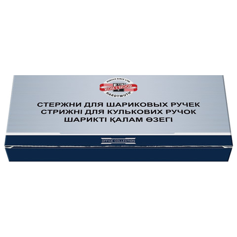 Стержень шариковый KOH-I-NOOR, тип PARKER, металлический, 98 мм, линия письма 0,8 мм, СИНИЙ, 4442E01002KSRU